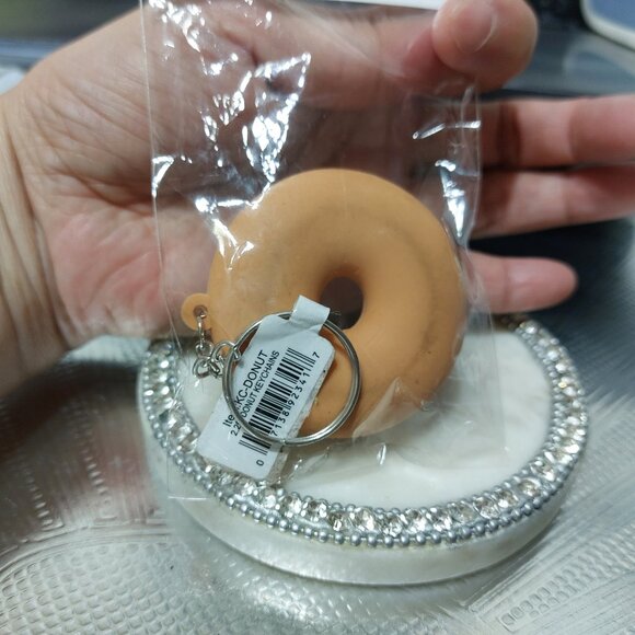 Cute Mini DONUT Keychain Bag Charm Keyring Charm - Picture 3 of 5